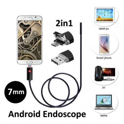 2-in-1 Endoscope Camera USB