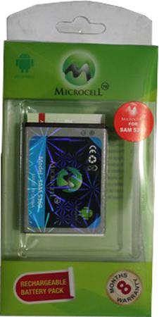 Microcell Li-ion Battery for Samsung S5360 Mobile Phone