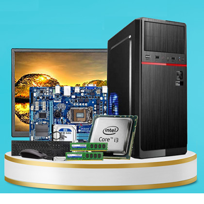 Desktop PC Core i3 3rd Gen 17" Monitor & 500GB HDD