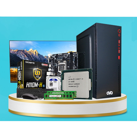 Desktop PC Core i5 6th Gen with 8GB RAM 19" LED Monitor