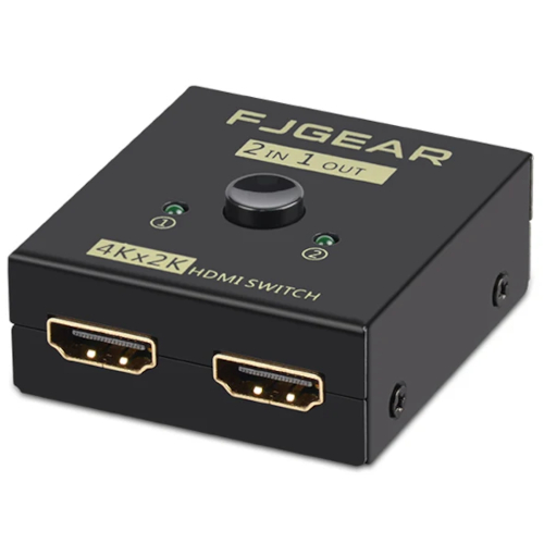 Fjgear FJ-HD201 2-Port HDMI 4K HD Video Switch