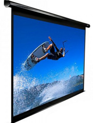 Electric Projection Screen 144" with Remote Control