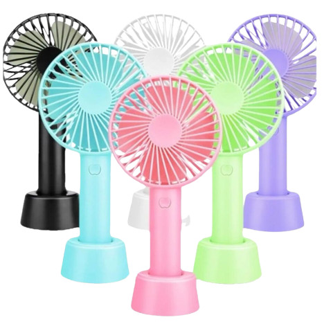 Handheld 3-Speed Rechargeable Mini USB Fan