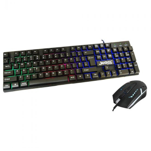 Jedel GK100-B Backlit RGB Mouse and Keyboard