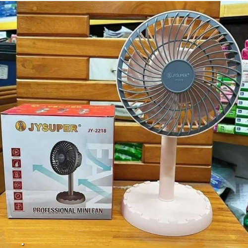 JYSUPER JY-2218 USB Rechargeable Mini Table Fan