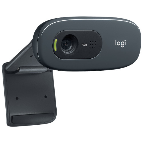 Logitech C270 HD Webcam 3MP 720p Built-in Microphone USB