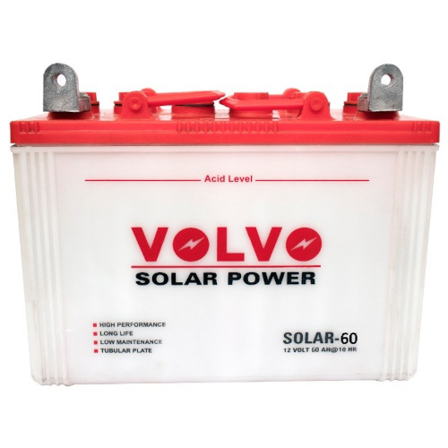 Volvo Solar 60AH Tubular Plate Battery