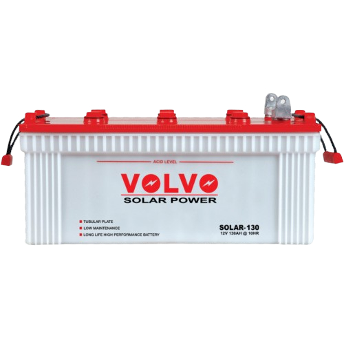 Volvo Solar 130AH Tubular Plate Battery