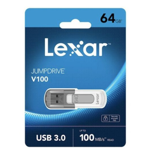 Lexar JumpDrive V100 64GB USB 3.0 Flash Drive