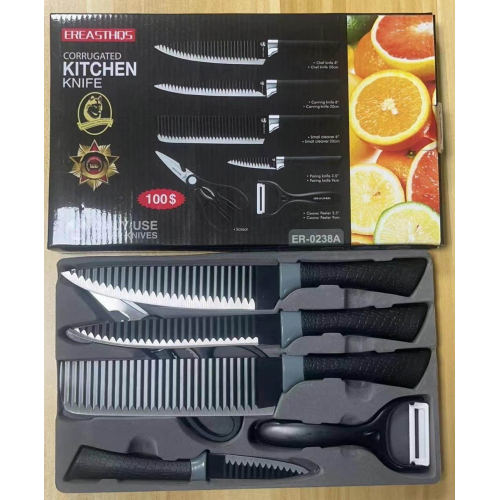 Ereasthqs ER-0238A 6-in-1 Kitchen Fruit Peel Knife Set