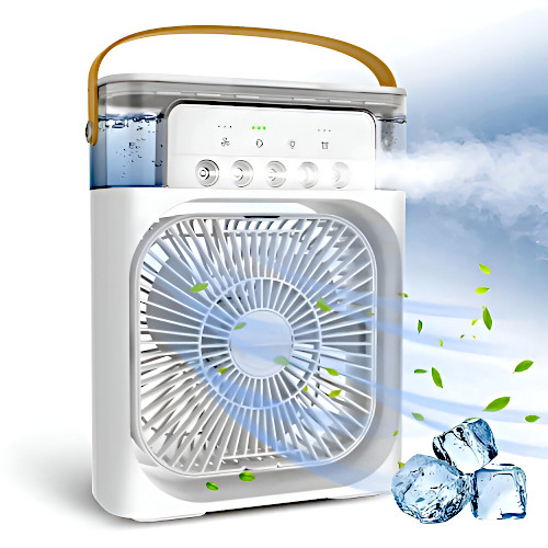 Air Cooler Fan with Mist Flow