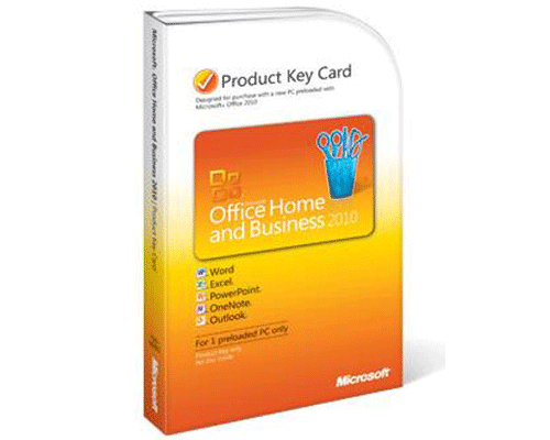 Microsoft Office 2010 Home & Business PKC