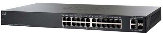 Cisco SF300-24P Gigabit Uplink PoE Managed Network Switch