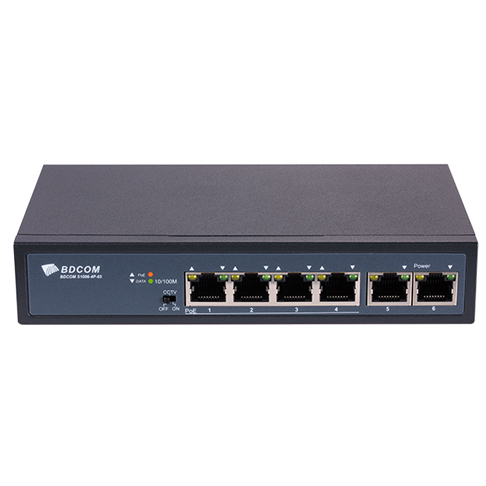 BDCOM S1006-4P 4-Port PoE Switch