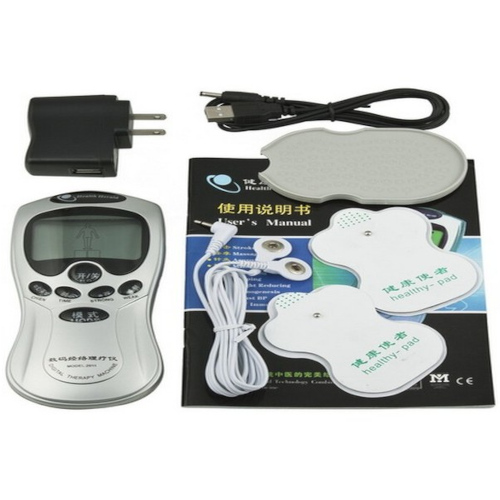 Tens Acupuncture Digital Therapy Machine with Four Pads