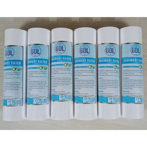 GDL 170gm 6-Pcs PP Filter Cartridge