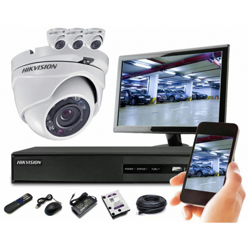 CCTV Hikvision XVR1B04-I Recorder 4-HD Camera