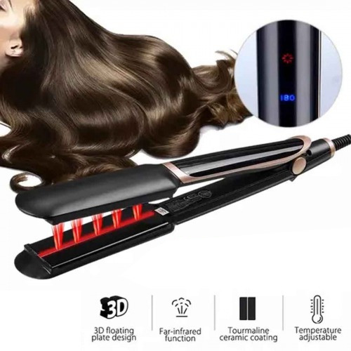 Kemei KM-2212 Electric LCD Straightening Hair Iron