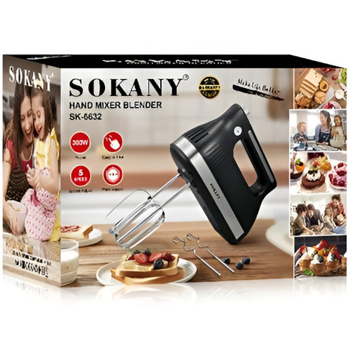 Sokany SK-6632 Hand Mixer & Blender