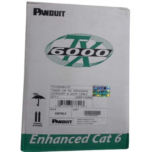 Panduit UTP Cat-6 305 Meter Full Copper Networking LAN Cable