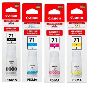 Canon GI-71 CMYK Full Set Original Ink Bottle