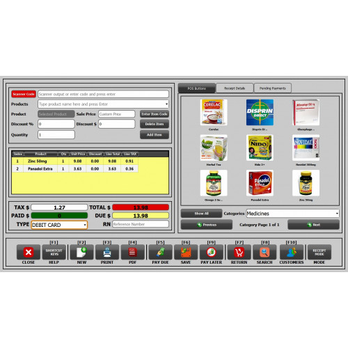 POS Software for Pharmacy Management