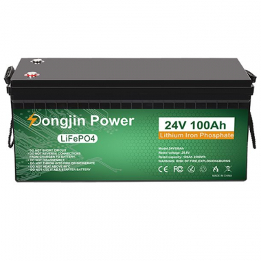 Dongjin Power 24V 100Ah Deep Cycle Lithium Iron Batter