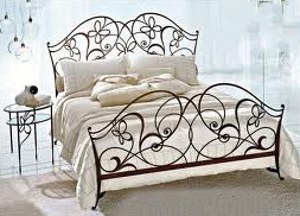 Steel Bed 5 x 7 Feet Black Color Powder Coated Furniture