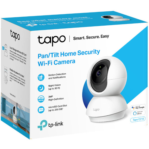 TP-Link Tapo C210 3MP Pan & Tilt Security Wi-Fi  Camera