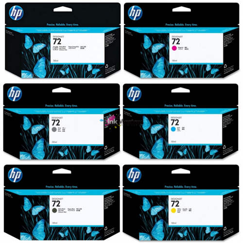 HP DesignJet 72 130ml Cartridges Set