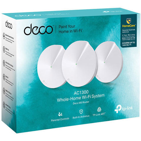 TP-Link Deco M5 AC1300 3-Pack Mesh Wi-Fi Router