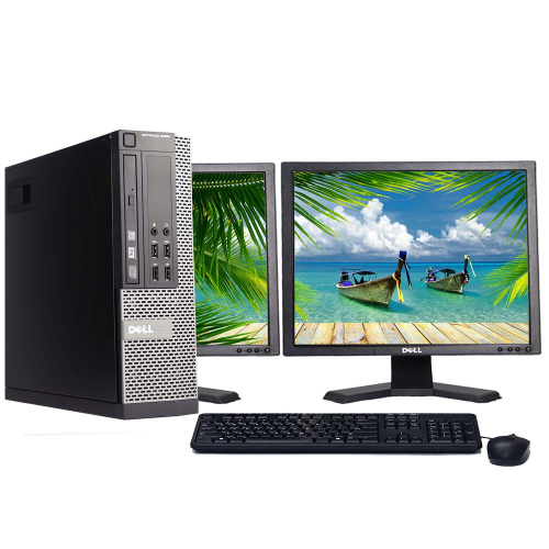 Desktop PC Core i7 1st Gen with 19" LED Dell Monitor