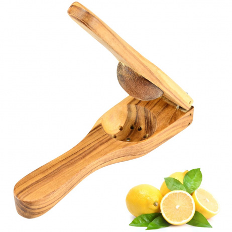 Wooden Manual Hand Press Lemon Juicer