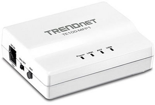 Trendnet TE100-MFP1 1-Port Multi-Function USB Print Server