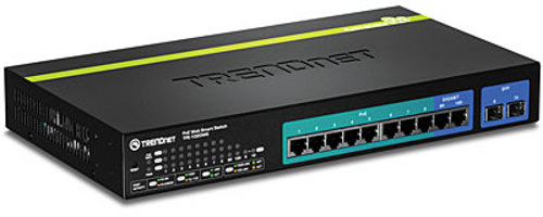 Trendnet TPE-1020WS 10 Gigabit Port Web Smart PoE+ Switch