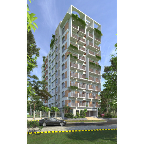 1400 Sqft Uday Fortune Tower at Meradia Banasree