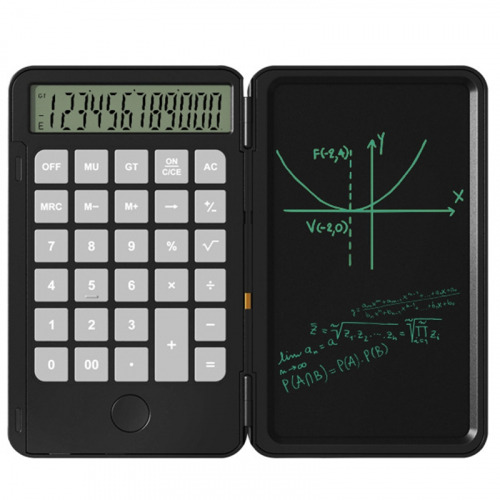 6.5-Inch Portable LCD Calculator with Writing Tablet