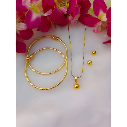 Gold Polished Jewelry Combo