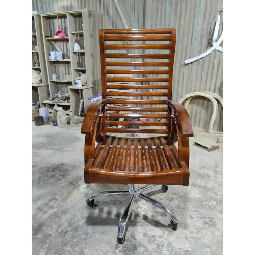 Mahogany Wooden Boss / Director Chair for Office