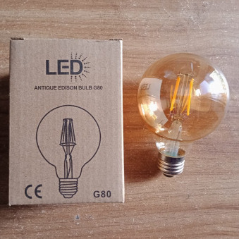 G80 Antique Edison LED Bulb 2700K