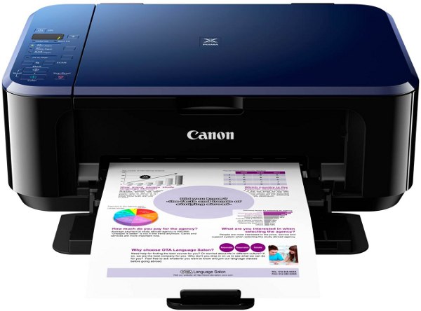 Canon Pixma E510 8.6 IPM All-in-One Color Inkjet USB Printer