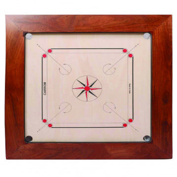 45" Solid Mahogany Wooden Carrom Board