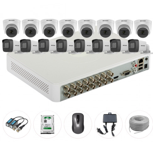 CCTV Package 16-CH 5MP 16-Pcs Camera with 4TB HDD