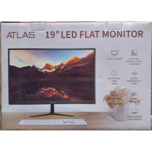 Atlas 19-Inch LED Computer Monitor