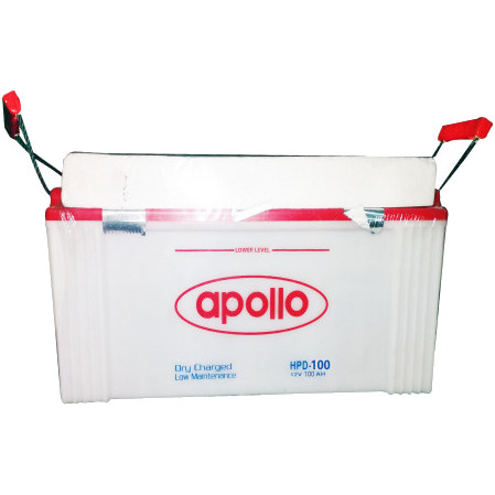 Apollo HPD-100 Dry Charged Battery