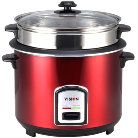 Vision 3L 100 SS Red Rice Cooker