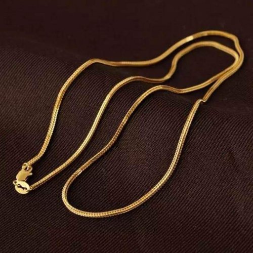 Gold Polished Men's Chain