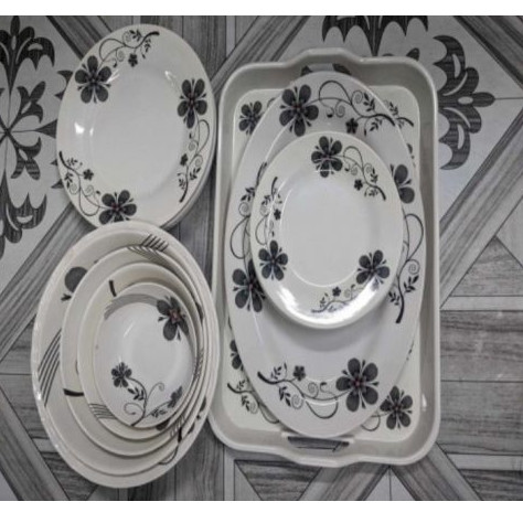 Rojonigondha 19 Pcs Melamine Dinner Set