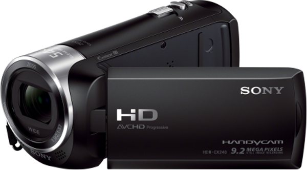 Sony HDR CX-240E 1080p Full HD 27x Optical Flash Camcorder