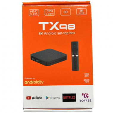 TX98 8K Android Set-Top Box 16GB RAM 256GB Storage